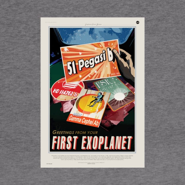 Exoplanet NASA Poster by Redbooster